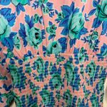 Rhode Resort Anya Smocked Mini Dress Womens Size Medium Blue Photo 13