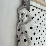 Petal and Pup NWT Tegan ruffle mini skirt polka dots size 12 white black Photo 5