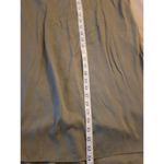 Womens Green Trapeze Dress High Mock Neckline Sleeveless Pleated Mini Sz Small Photo 11