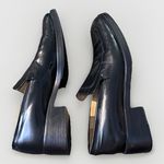 Gucci Shoes Loafers Patent Leather Vintage Slip Ons women Black Italy Sz 7.5 Photo 4