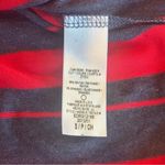 Ella Moss  Red & Blue Striped Dress w/ 3/4 Sleeves and Tie @ Waist Size Small NWT Photo 7