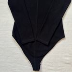 ALLSAINTS EUC All Saints Jamie Long Sleeve Ribbed Black Bodysuit Top Square Nexk - Size 6 Photo 6
