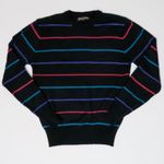 Vintage 70s Curry Knits Striped Sweater Size M Photo 1