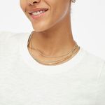 NWT J.Crew Women Green Girlfriend Crewneck Long Sleeve Cotton Shirt XS Sold Out White Size L Photo 1