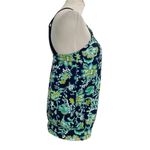 Lands' End  Size 4 Tankini Top Swimwear Swimsuit Beach Floral Colorful Photo 2