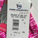 Free Country Melange De Mar Hip Adjustable Side Tankini Top Pink/Dark Gray Photo 9