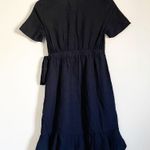 VERO MODA NWT  Helen Faux Wrap Minidress Night Sky Photo 2