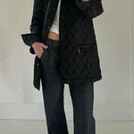 DKNY Jeans Vintage Y2K Quilted Barn Jacket Size P Black Photo 2