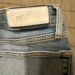 RE/DONE  Jeans 90’s High Rise Crop Medium Wash Size 28 Photo 8