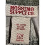 Mossimo Denim Mossimo Green Khaki Camo Capri Pants Size 20W Wide Leg High Rise Tie Hem Photo 3