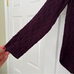 Jeanne pierre  cotton knit sweater purple S Photo 1