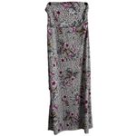 White House | Black Market  Convertible Maxi Dress Skirt Cheetah Animal Floral Medi Photo 2