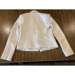L'Agence  Brooke Double Brested Crop boucle Blazer in ivory ecru tweed style 0 Photo 4