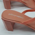 Jeffrey Campbell  Jelly Sandals Shoes Women's Size 7 Slip On Strappy Block Heel Photo 2