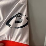 Hooters Girl Vintage Football Jersey Tuscon Arizona White Orange XS Server Bar Photo 2