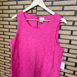 Sigrid Olsen Sigrid‎ Olsen Pink Crochet Dress Large Photo 2