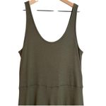 Marine layer Olive Green Lexi Rib Sleeveless Midi Dress Size L Photo 3