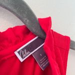 Chelsea28 Nordstrom Ruffle Neck Wide Leg Jumpsuit Red Party Holiday Cocktail Photo 5