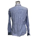 Tommy Hilfiger  Blue Striped Anchor Print Shirt Women’s S – Nautical Coastal Photo 4