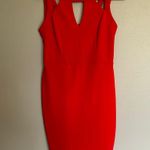 Bisou Bisou Red Orange Dress Photo 0