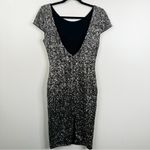 Slate + Willow  Dress Womens Large Gold Silver Sequin Party Midi NYE Holiday Photo 3