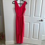 Lilly Pulitzer Jannah Jumpsuit Coral Pink Size 12 Belt Photo 1