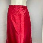 Blondie Nites  by Jaslene‎ Formal Skirt Prom Red Shimmer Organza Maxi Photo 4