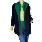 VINTAGE 1980'S AUTHENTIC MACKINTOSH BLUE & GREEN WOOL VEST COAT (M) Size M Photo 6