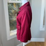 The Limited Vintage Y2K Collection Red Burgundy Fitted Belted Blazer Jacket Small Photo 1