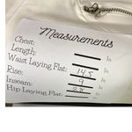 ZARA  Mid Rise Ankle Zip Pocket Detail Stretch Skinny Legging Pants S White #3249 Photo 6