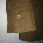 Jones Wear  10 Linen Honey Olive Gold Blazer Jacket Photo 1