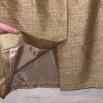 Vintage Le Suit Gold SKIRT Tailored Professional Style Suit skirt only Size 8 Photo 8
