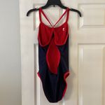 Tyr. women's Guard REVERSIBLE Solid Diamondfit Navy /Red One Piece Swim BNWOT Photo 1