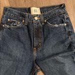 BDG Urban Outfitters High Waisted Dark Wash Distressed Cowboy Jeans Size 27 Photo 1