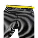 Lululemon Wunder Under Crop Leggings Black White Stripe Size 4 (Small) Photo 2