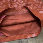 J.Crew  Brocade Metallic Mini Skirt Copper Rust Medallion Size 4 Photo 6
