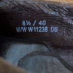 Born W11238 Ruched Brown Leather Mary Jane Strap Bow Slip Photo 6