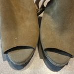 KANNA Tan Suede Slingback Espadrille Wedge Size 7 Photo 3