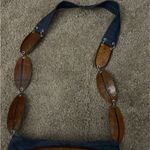 Denim and wood bag from Santo Domingo Blue Photo 2