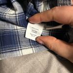 Madewell  Indigo Plaid Tank Top Size M Photo 4