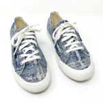 Superga The Man Repeller Tweed Sparkle Sneaker size 37 Blue White Photo 2