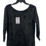 Desigual  Black Shift Dress Embroidered and Beading Detail US 12 / EU 46 New Photo 8