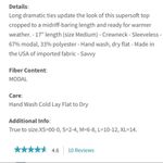 ASTR The Label Heathered Gray Knotted Tie Waist Crop Tank Top Size XL Photo 10