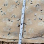 Aeropostale  Women's Yellow Floral Design Viscose Wrap Around Skirt Size small Photo 5