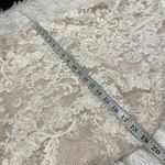 Sottero & Midgley Chauncey Lace Long Sleeve Train Wedding Gown in Ivory Blush Pink Size 8 Photo 9