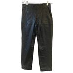 Kut From The Kloth Black Coated Reese Ankle Straight Pants Photo 8