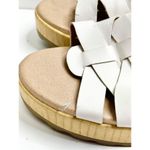 Dr. Scholl’s Sandals Size 9.5 White Leather Open Toe Platform Shoes Buckle Photo 7
