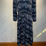 Leota Perfect Wrap Dress Soar Black Floral Print Photo 4