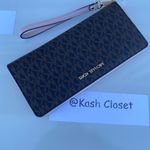 Michael Kors Powder BlushBrown Wristlet Travel Continental Large Wallet Photo 6
