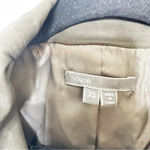 Vince 100% Leather Olive Green Moto Military Vest Size XS Photo 5